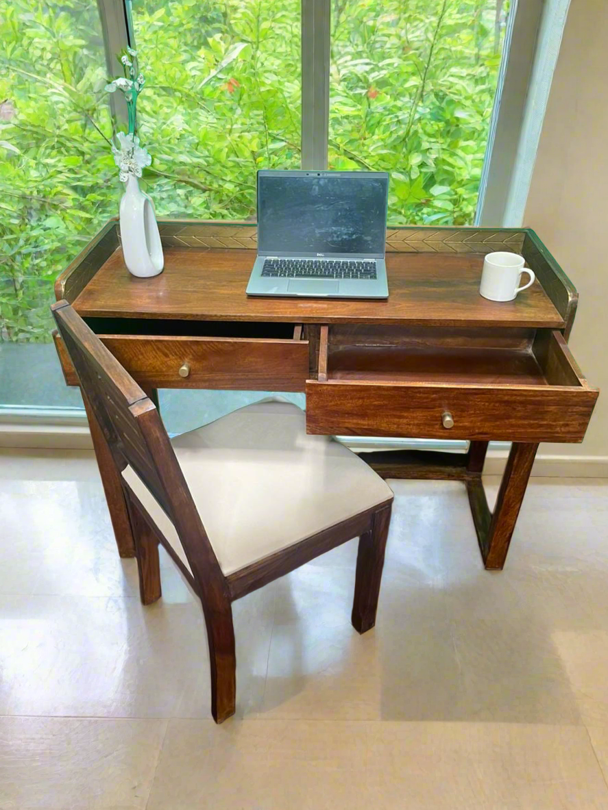 Classic Bronze Table and Chair