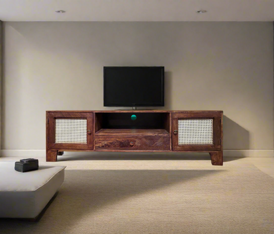 Cane TV cabinet