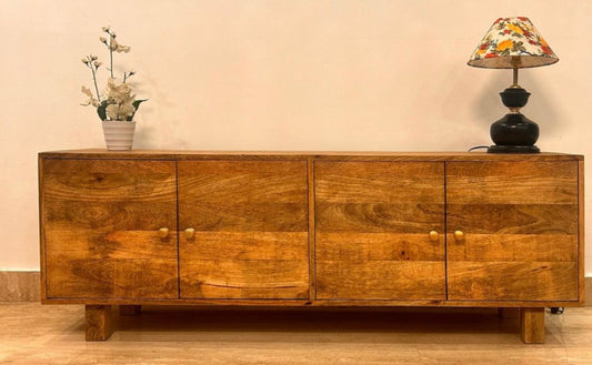 Golden finish sideboard/TV Unit