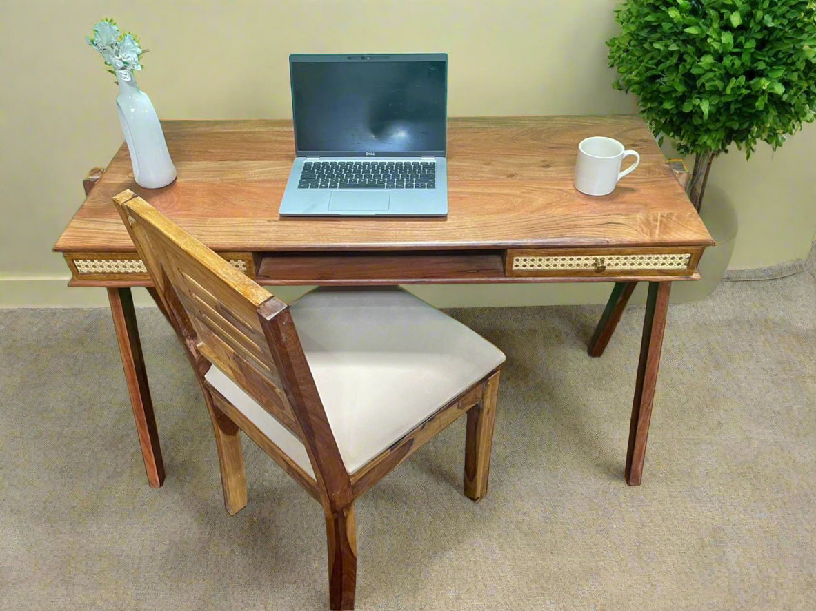 Cane drawers Study Table