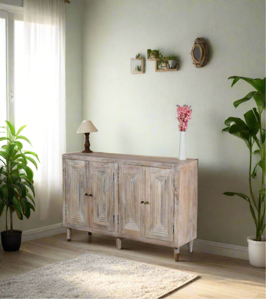 Handmade Rustic faded sideboard