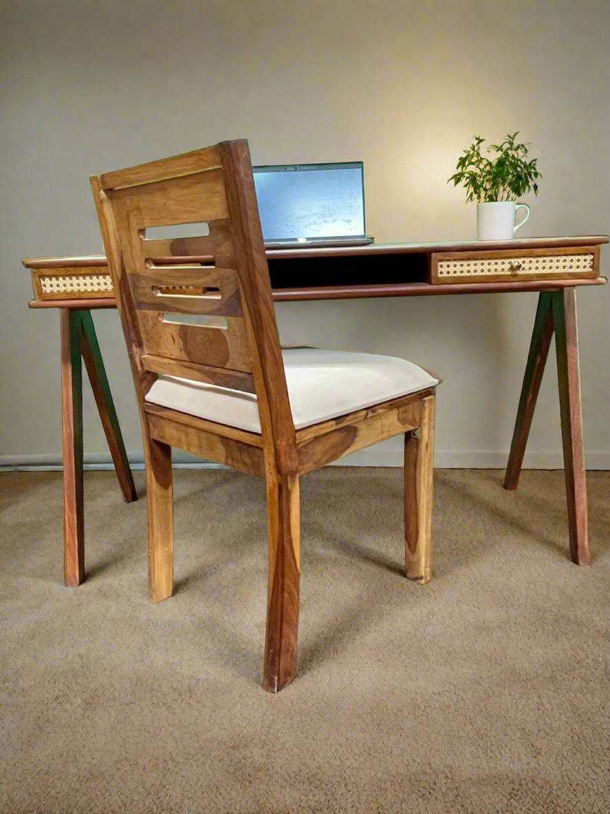 Cane drawers Study Table