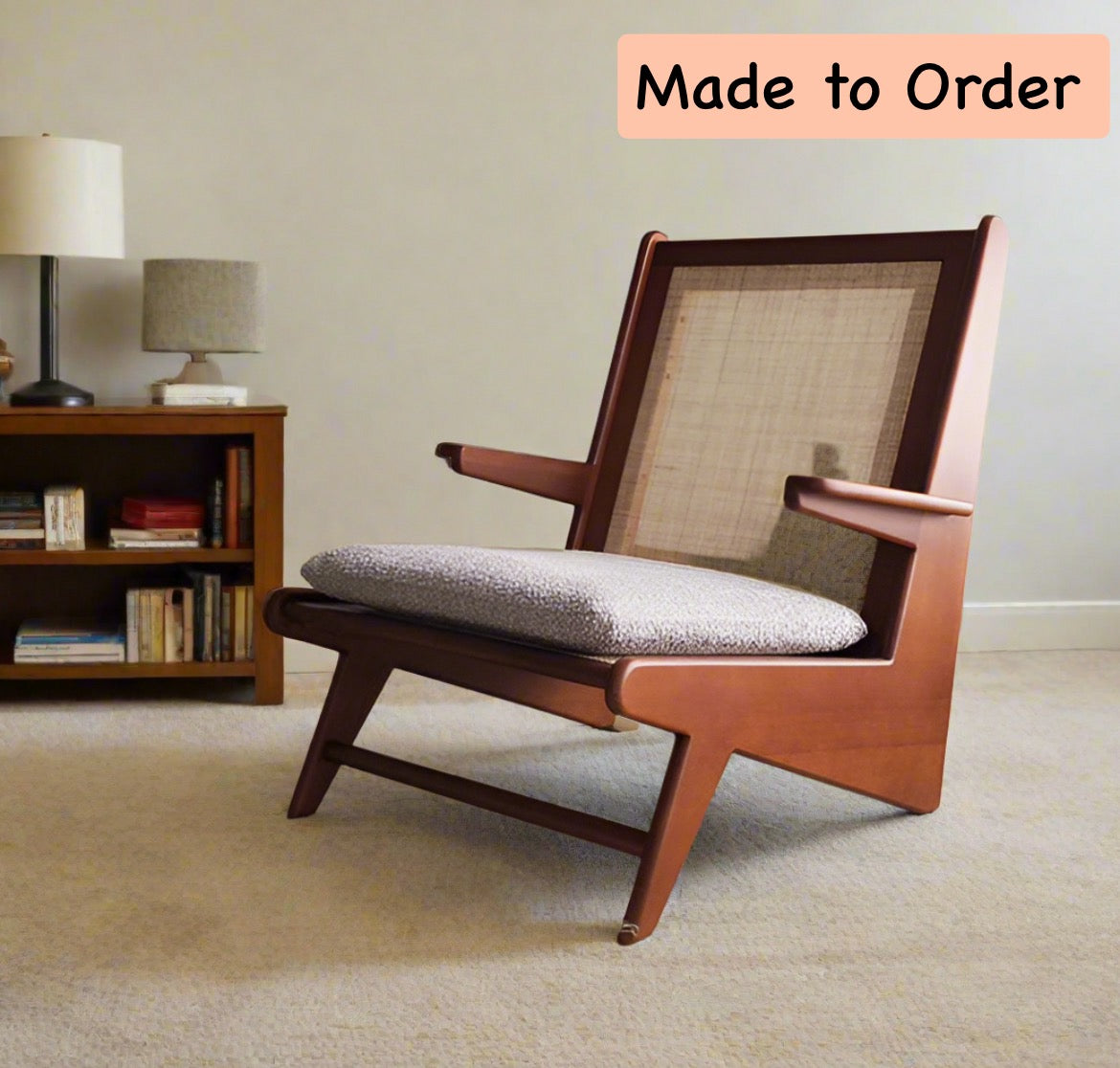 Soft Cane Lounge Chair