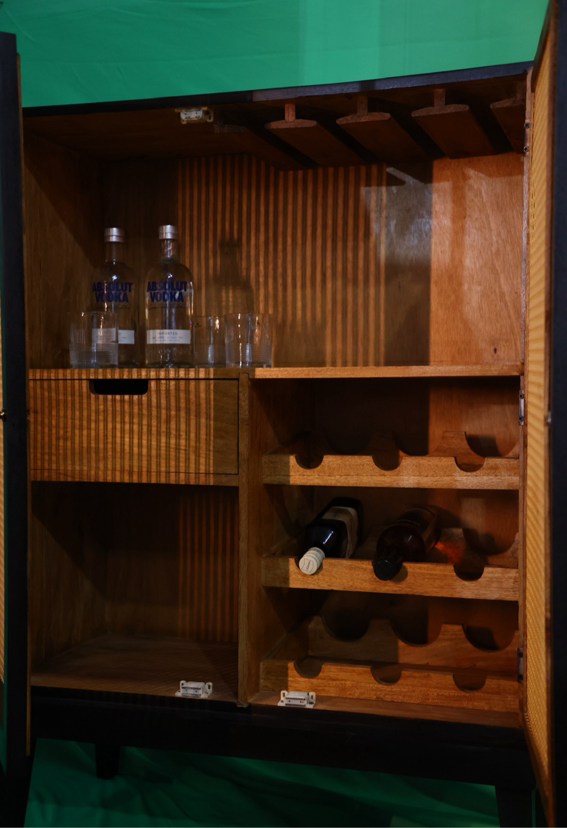 Meenaxi’s Black Bar Cabinet