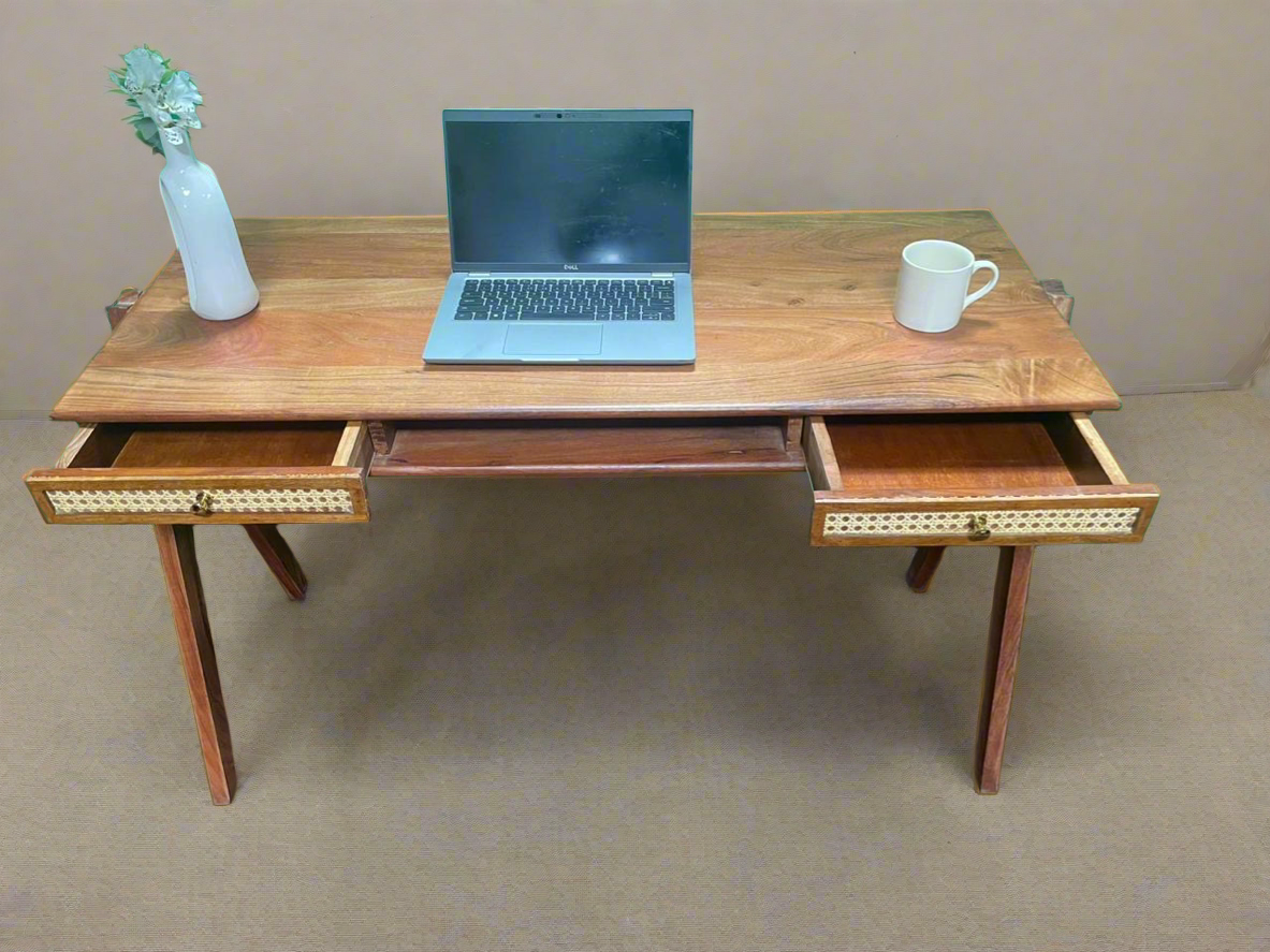 Cane drawers Study Table