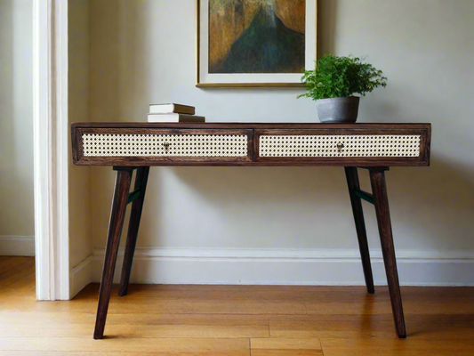 Rattan Entryway console