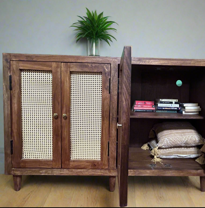 Rattan 4 door elsa’s cabinet